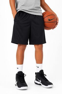 Champion C9 Boys Large 12-14 Black Mesh Basketball Pull-On Athletic Shorts